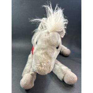 Wells Fargo Legendary Pony SHAMROCK Grey Horse Plush Stuffed Animal 2013 Gray